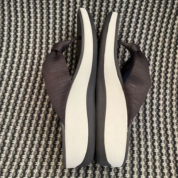 Skechers Arch Fit Sunshine grey flip flop sandal women’s shoe size 10 - Picture 6 of 10